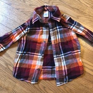 GAP Flannel Plaid Button Down